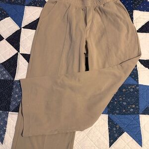 Old Navy Tan Wide Leg Sweatpants